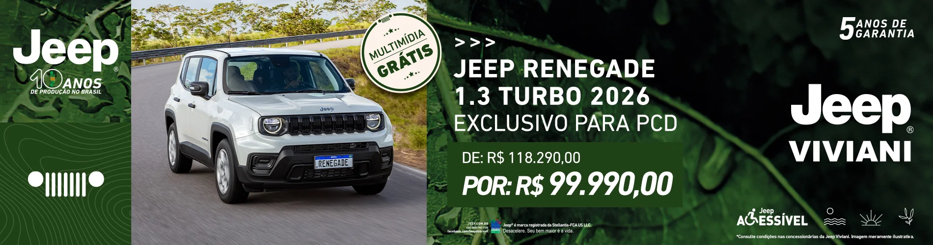 RENEGADE 1.3 TURBO 25/26 EXCLUSIVO PCD