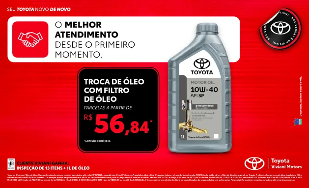 TROCA DE ÓLEO COM FILTRO DE ÓLEO TROCA DE ÓLEO COM FILTRO DE ÓLEO