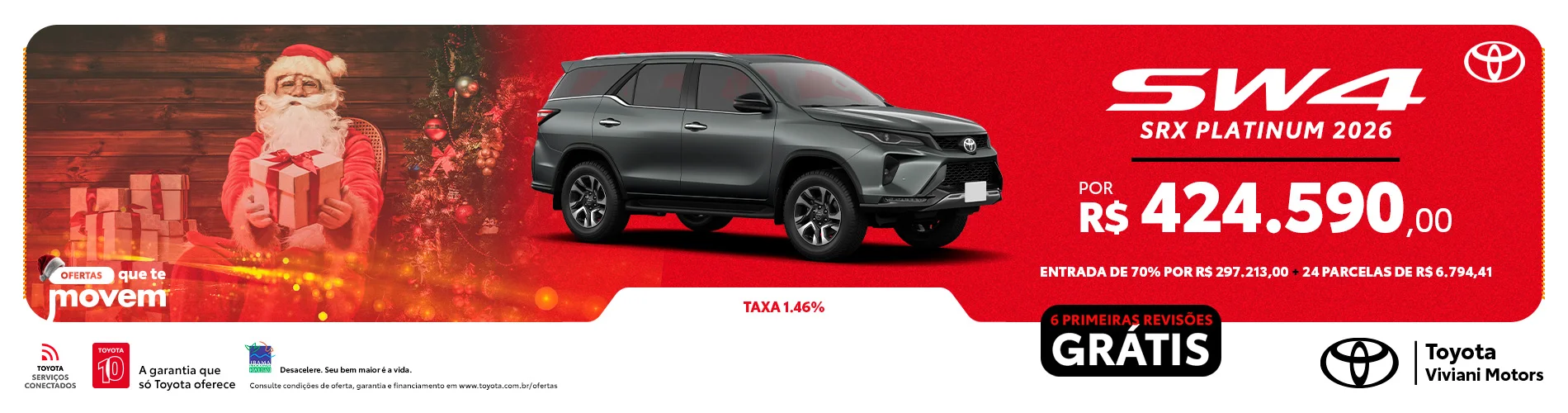 TOYOTA HILUX SW4 SRX PLAT. 4X4 2.8 TB DIE