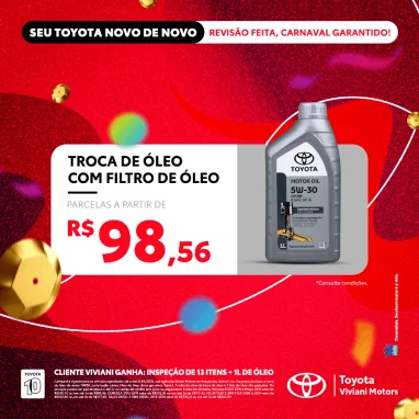 Troca de Óleo com Filtro de Óleo