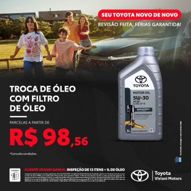 TROCA DE ÓLEO COM FILTRO DE ÓLEO