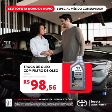 TROCA DE ÓLEO COM FILTRO DE ÓLEO