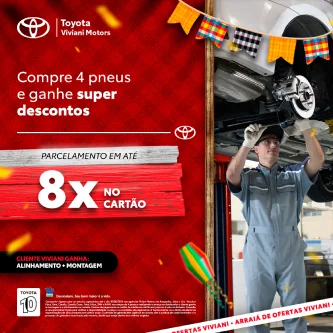 - Troca de pneu: Troca de 4 pneus 