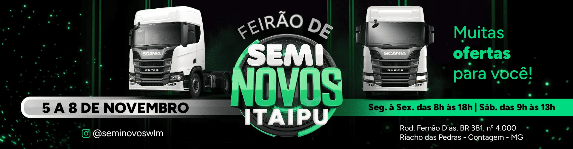 Caminhões seminovos